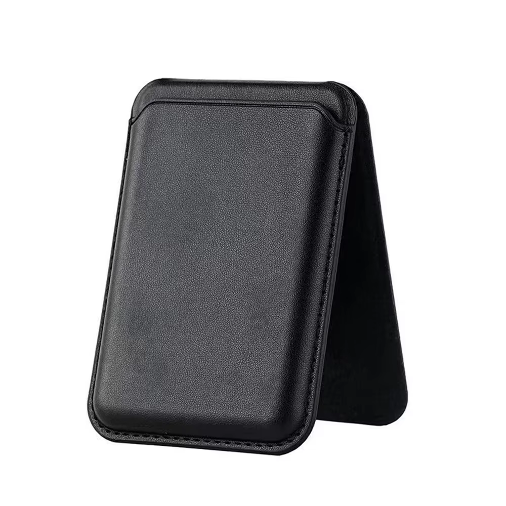 Porte-carte magnétique pour Magsafe, pochette de rangement multifonctionnelle en cuir avec support c