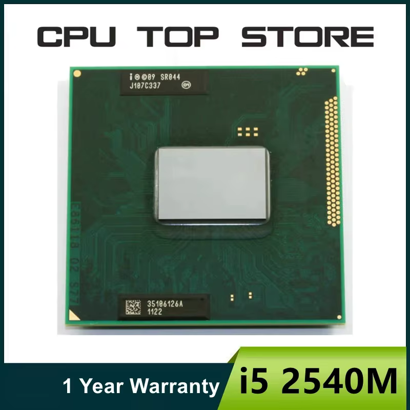 Processeur pour ordinateur portable Intel Core i5 2540M SR044 2,6 GHz double cœur Quad-Thread proces