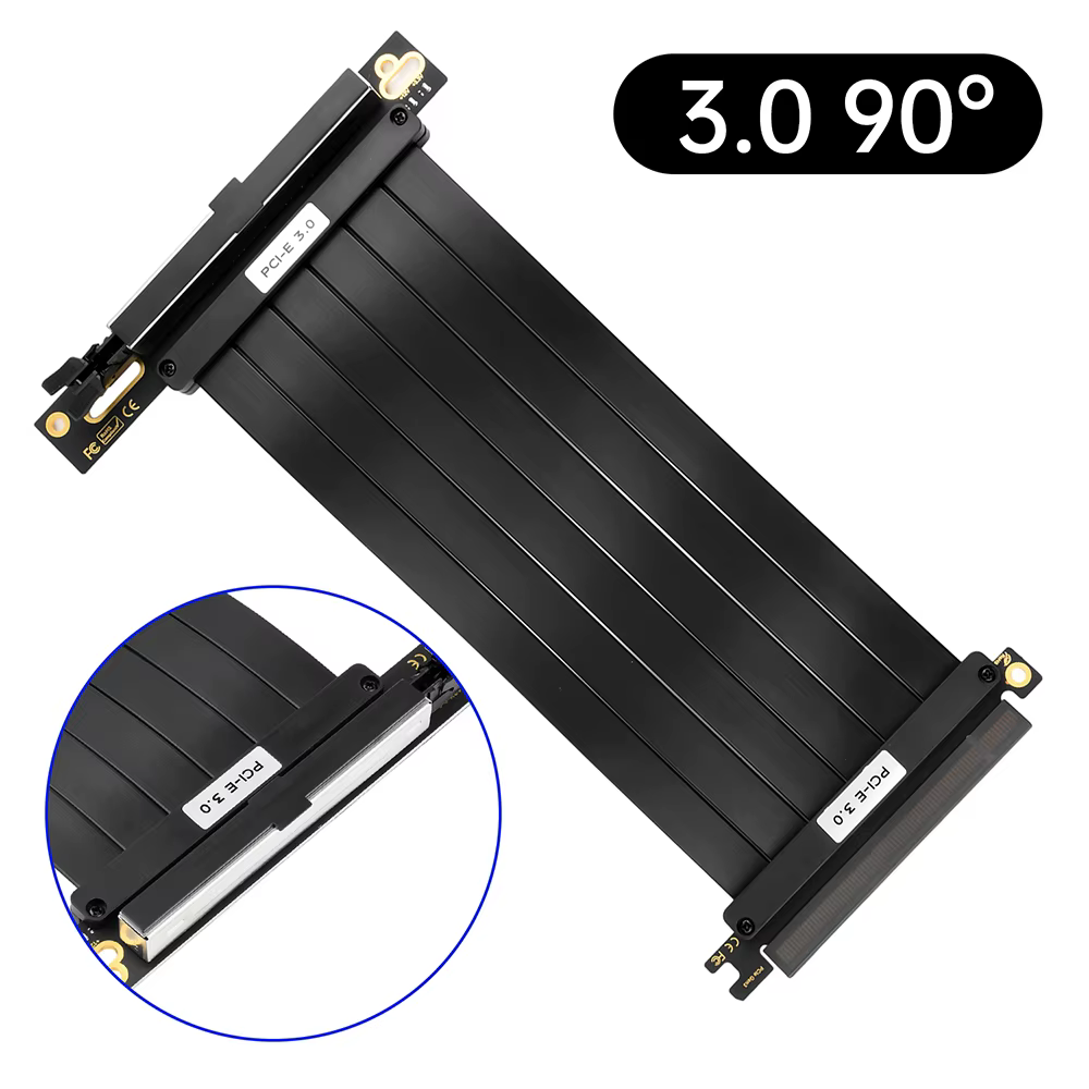 Convertisseur de câble d'extension de carte graphique PCI-E Pci-e3.0/pci-e4.0, câble adaptateur de T