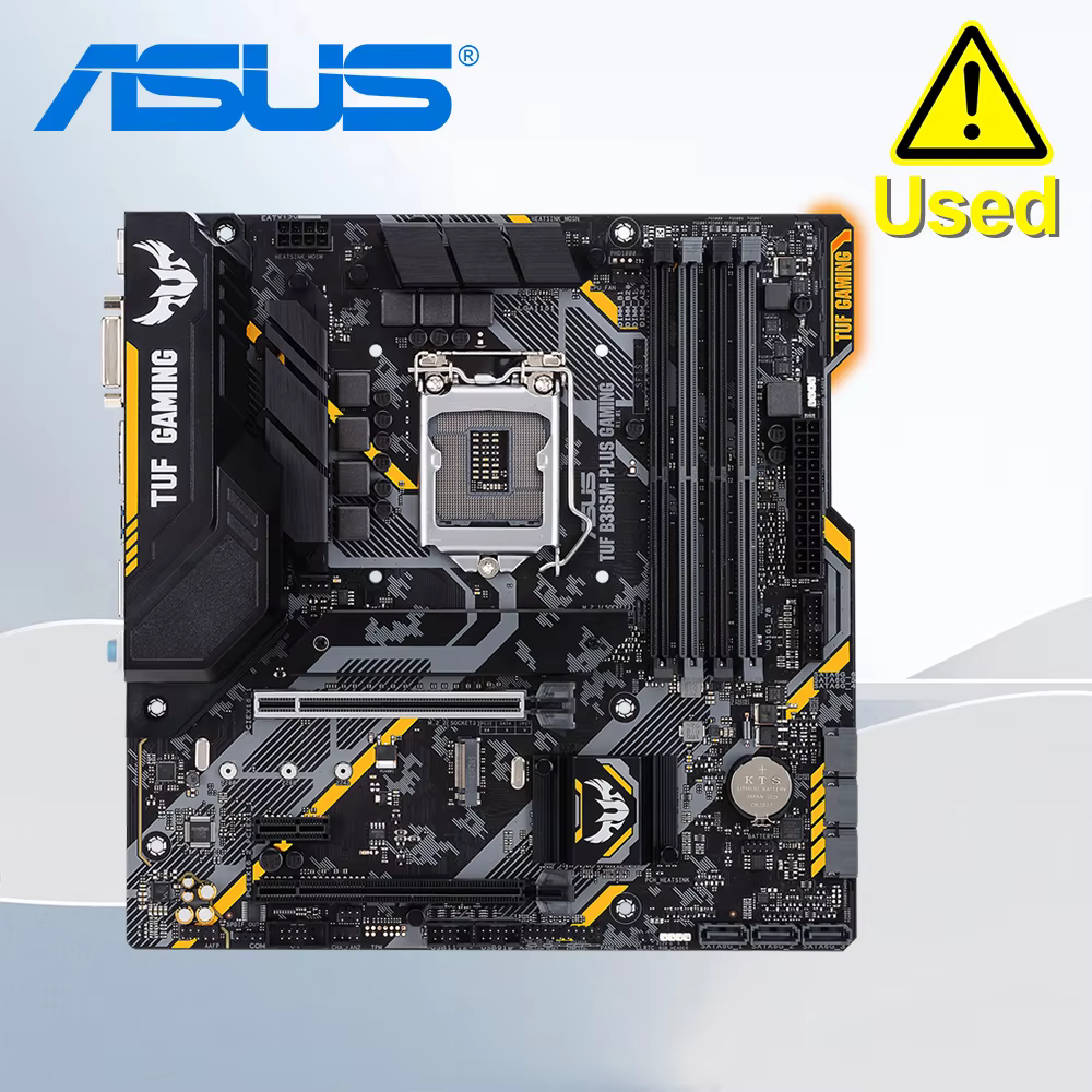 ASUS TUF B365M-PLUS GAMING LGA 1151 1×DVI 1×HDMI PCI-E 3.0 ×DDR4 1×Display Port
