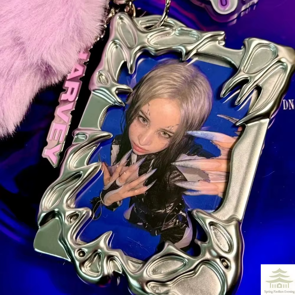 Porte-cartes photo électro-plaqué - Housse de protection personnalisée pour cartes de stars Kpop