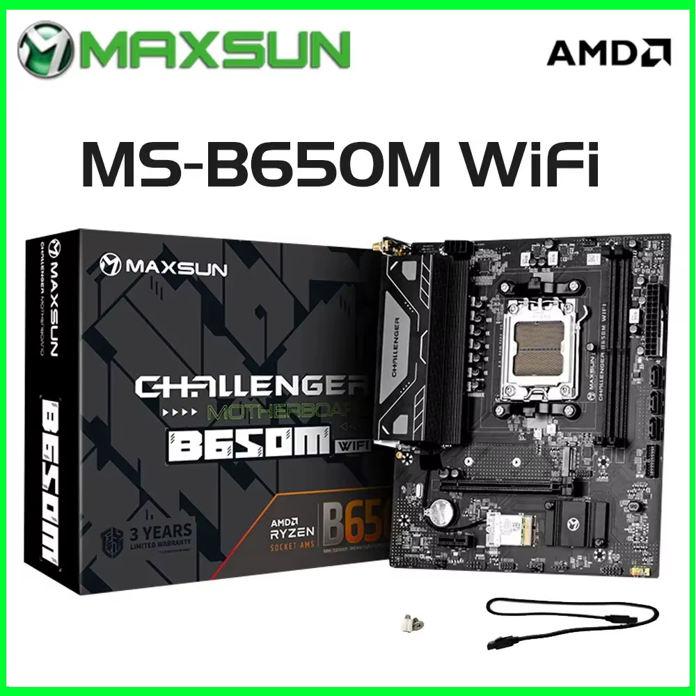 MAXSUN nouveau B650M WiFi composants informatiques carte mère de jeu DDR5 M.2 prise en charge AMD CP