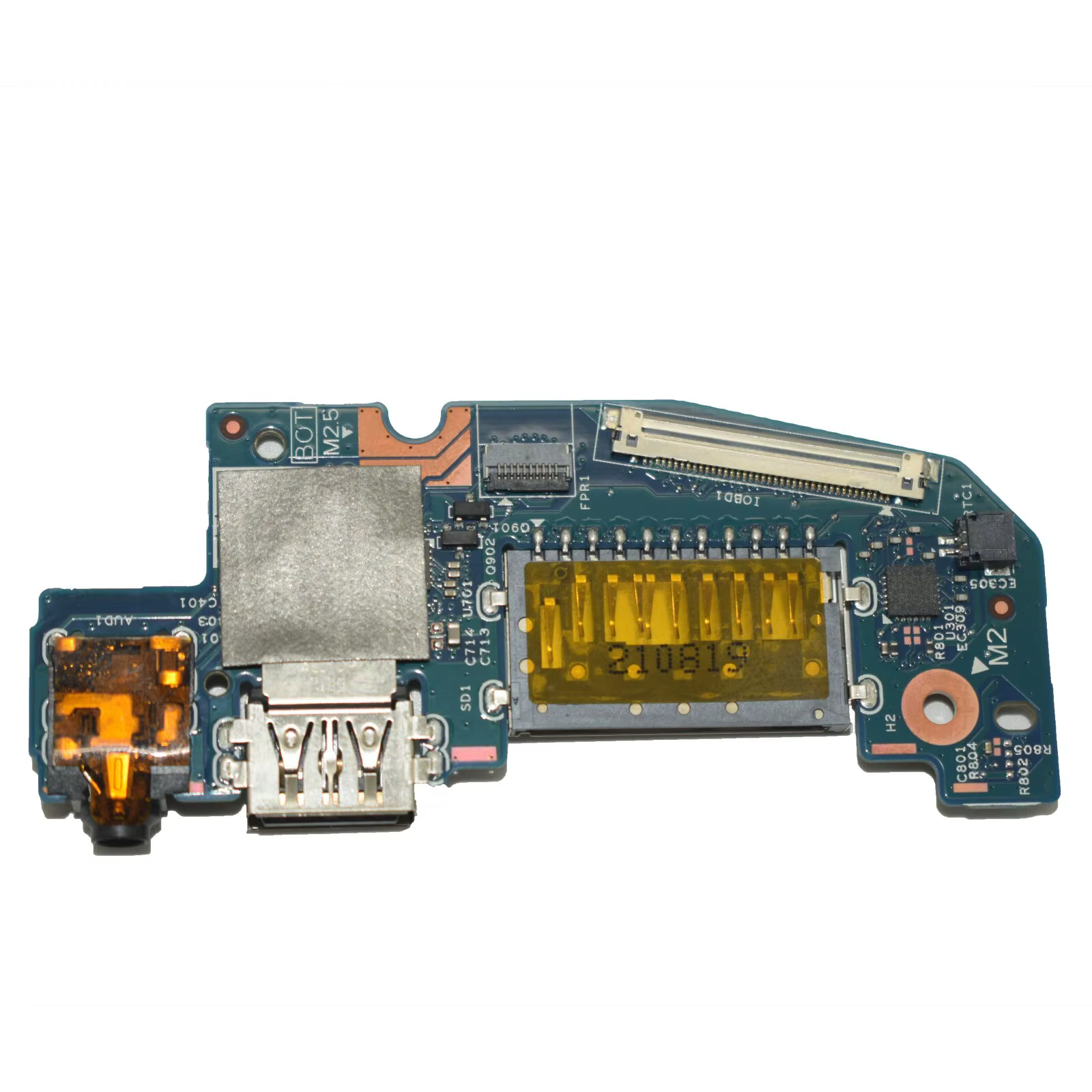 Nouveau lecteur de carte Audio USB avec bouton d'alimentation, carte IO pour Dell Inspiron 5510 5515