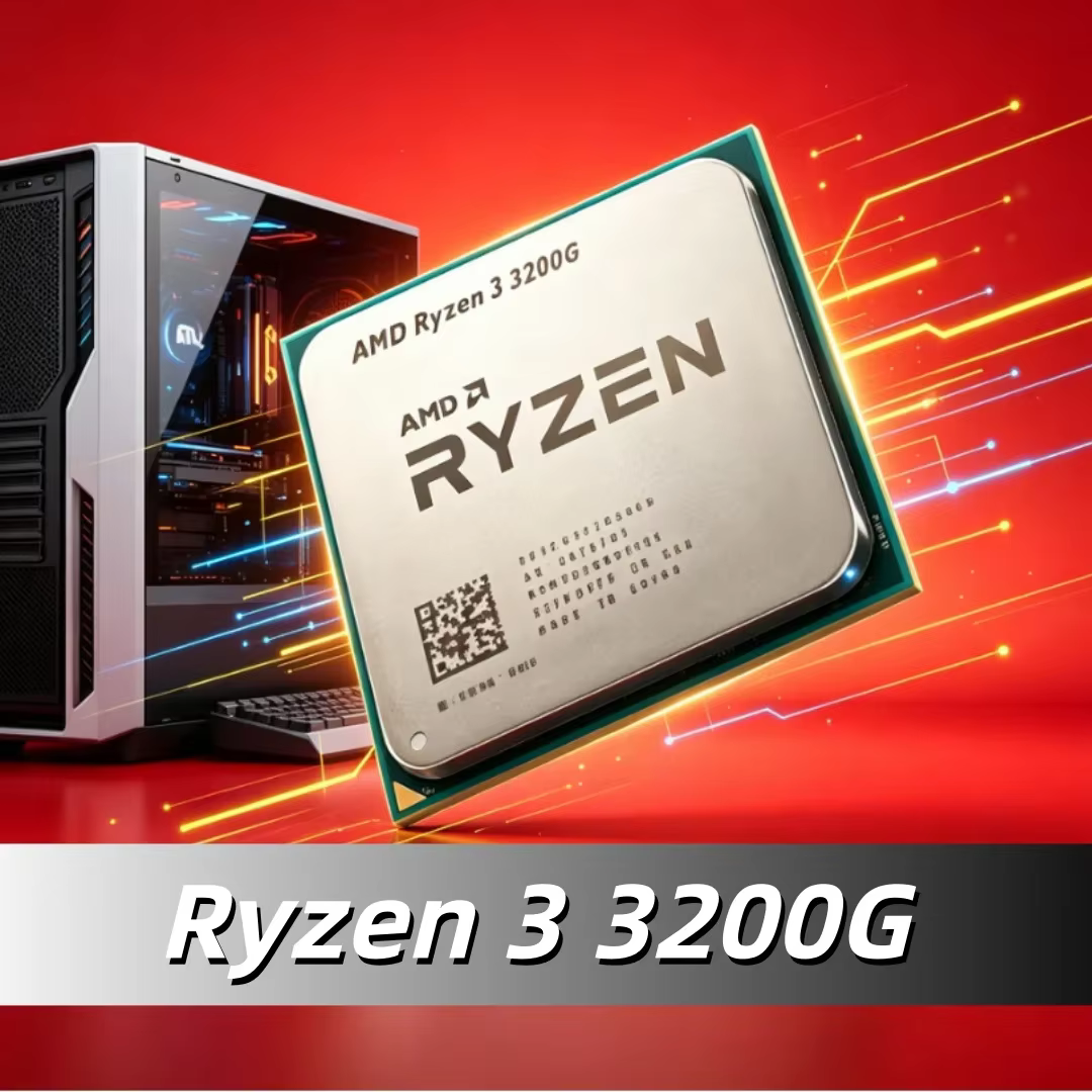 Processeur de jeu de bureau R3 3200G, vente chaude, AMD Ryzen 3 3200G, AM4, 3,6 GHz, quad-core, 4 th