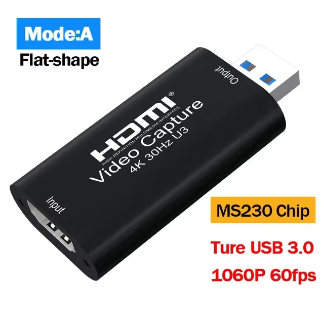 Carte de Capture vidéo HDMI 4K MS2130 USB 3.0 réelle 1080P 60FPS, dispositif de Capture d'enregistre