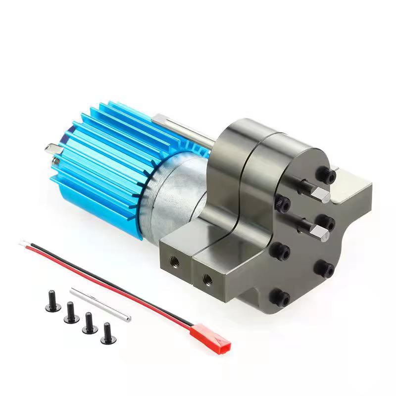 Boîte de vitesses de transfert en métal avec moteur à brosse 370 pour WPL B14 B16 B24 B36 C14 C24 JJ