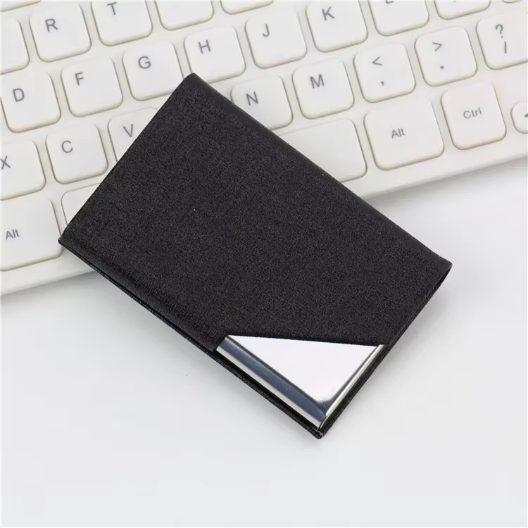 Portefeuille de luxe en cuir PU, porte-cartes d'identité et de crédit pour femmes et hommes, étui à 