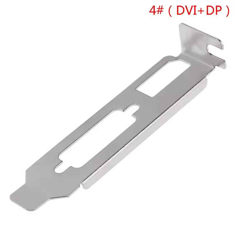 Adaptateur de support à profil bas ou haut, Port de déflecteur DVI DP VGA pour jeu de cartes graphiq