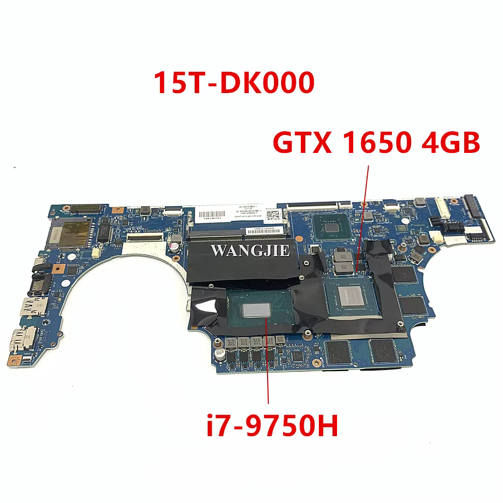 Carte mère pour ordinateur portable HP PAVILION GAMING 15T-DK000 15-DK L58865-601 DSC GTX 1650 4GB I