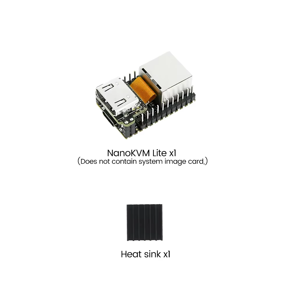 Sipeed NanoKVM PiKVM Mini serveur de fonctionnement et de maintenance de télécommande HDMI Raspberry