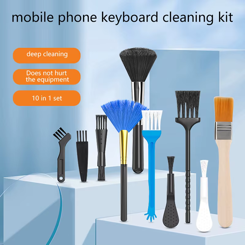 Kit de brosses pour ordinateur portable, clavier, livres, petits outils, voiture, téléphone, brosses