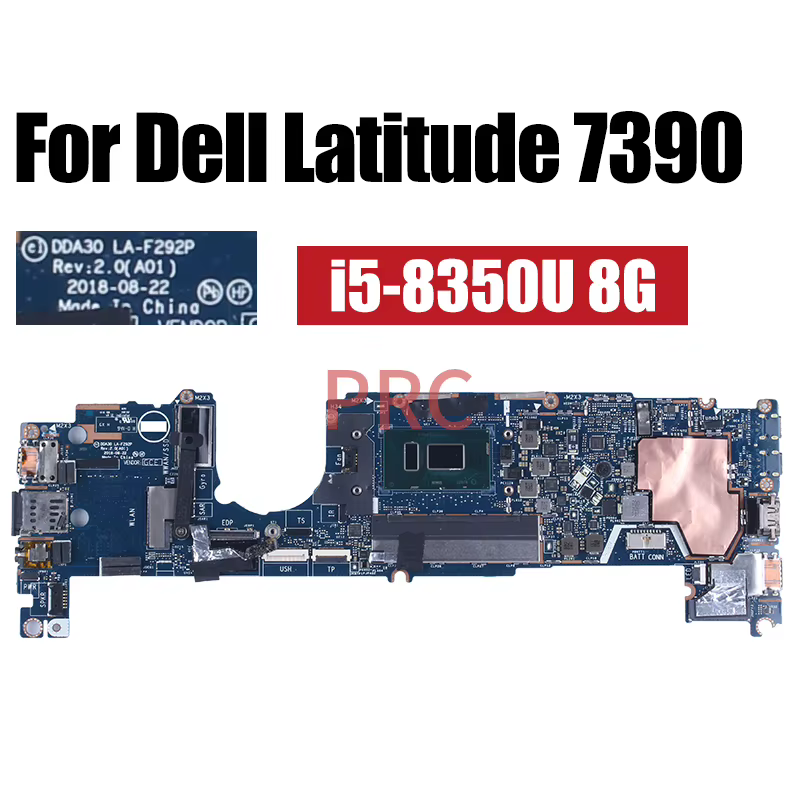 Pour Dell Latitude 7390 Ordinateur Portable Carte Mère LA-F292P 02WCVJ 041M0M 0CM3Quoi qu'il en soit