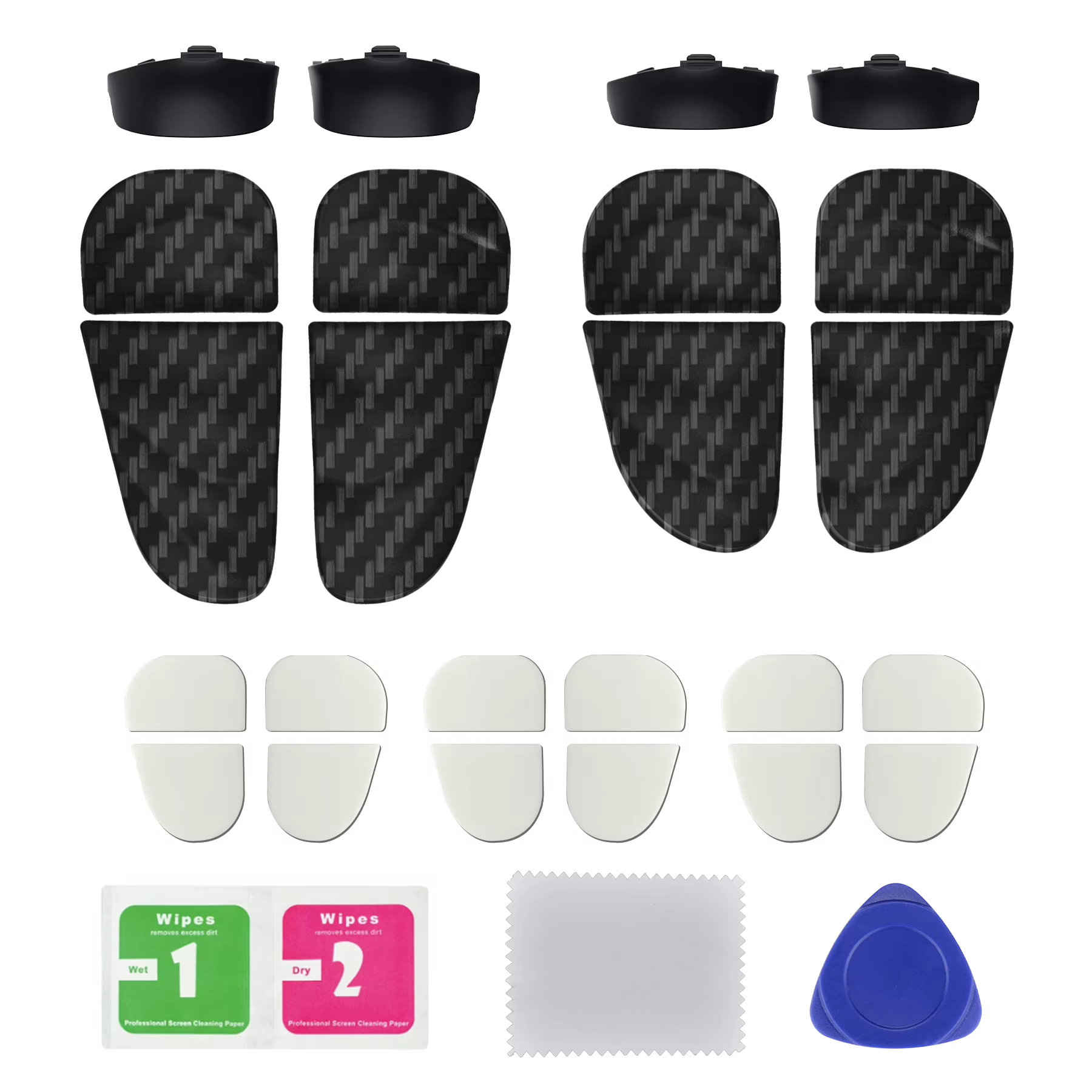 PlayVital DUNE 2 paires Kit d'extension de boutons d'épaule d'arrêt de déclenchement pour contrôleur