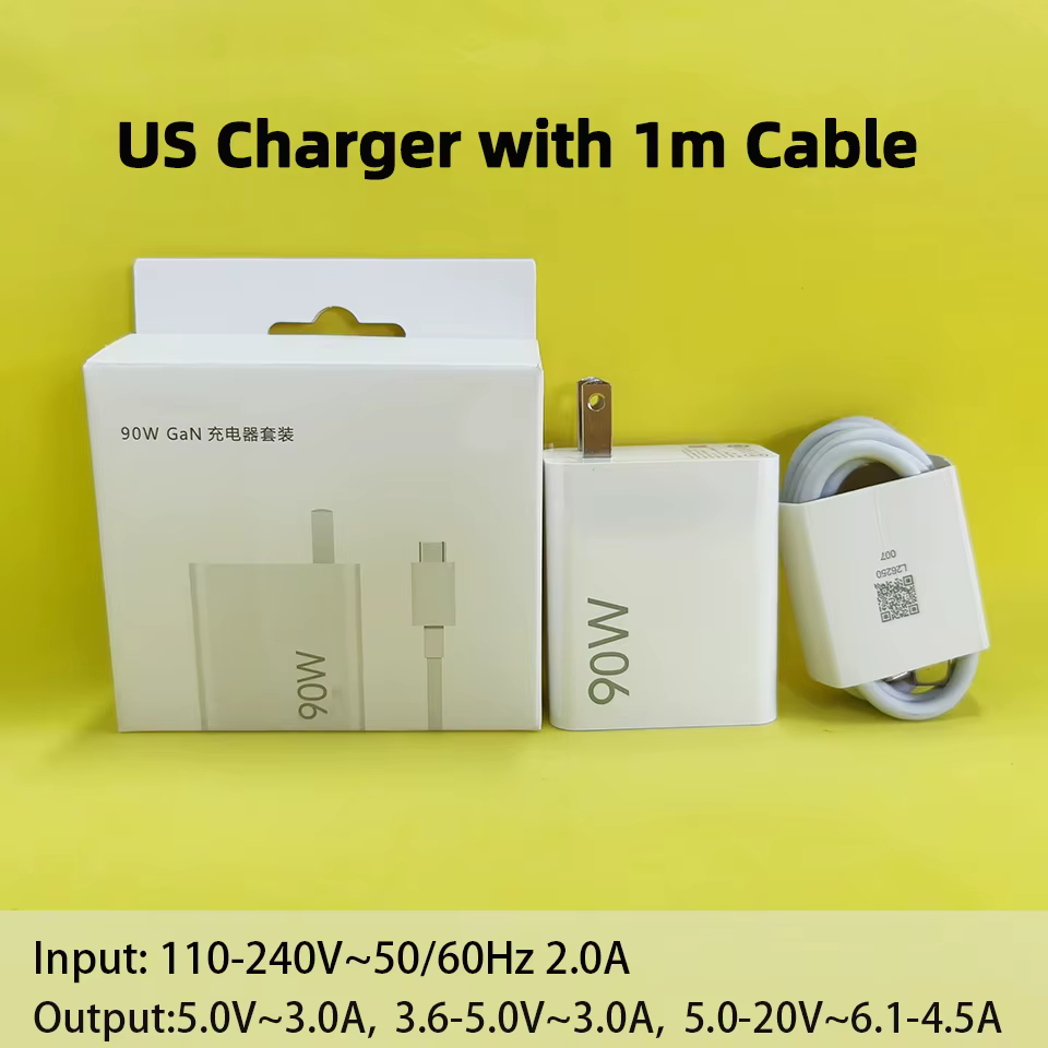 Chargeur Xiaomi Original 90W Hyper Turbo – Chargeur Rapide Type C pour Xiaomi 17, 15T, 15T, 14 Ultra