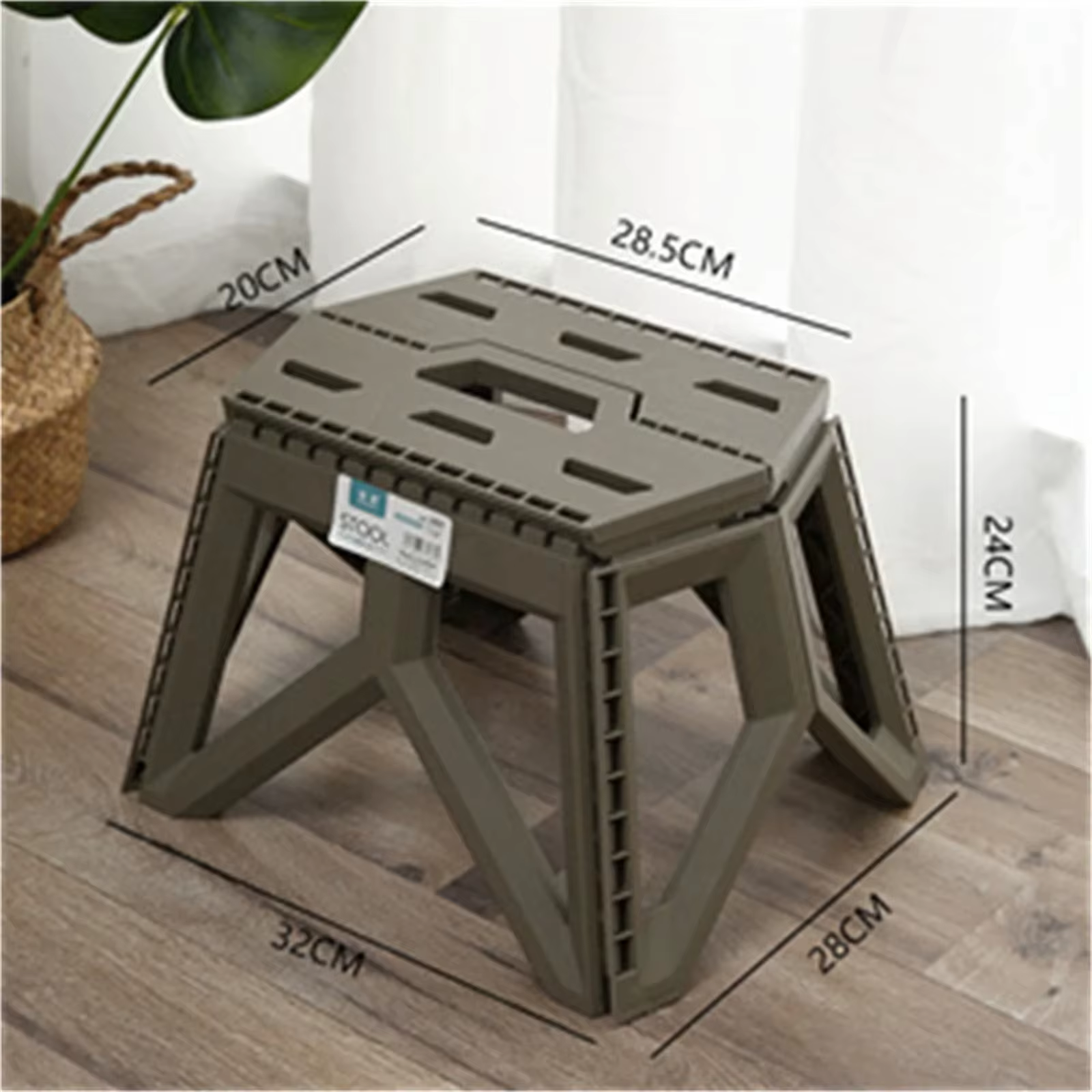 Tabouret pliant portable pour l'extérieur - Siège léger et durable pour le camping, la pêche et les