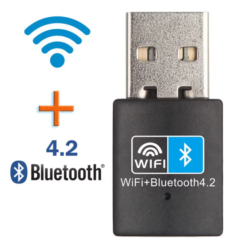 Carte réseau sans fil Wifi 2 en 1, USB, compatible Wifi et Bluetooth, adaptateur sans fil 150M 802.1