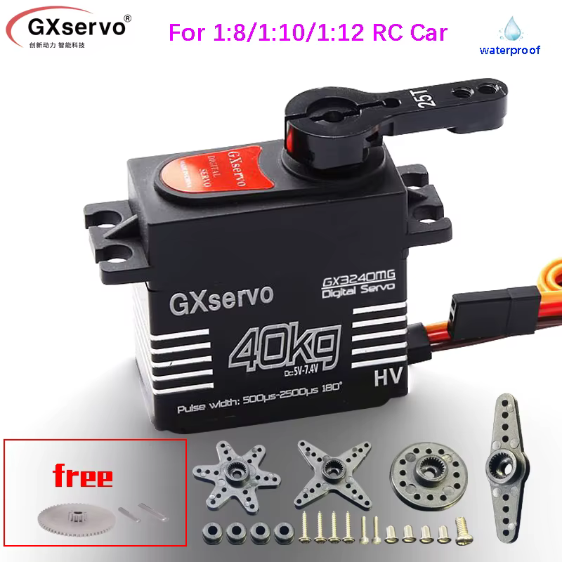 GXservo – servomoteur numérique à engrenages métalliques, haute vitesse, grand couple, 35KG 40KG, po