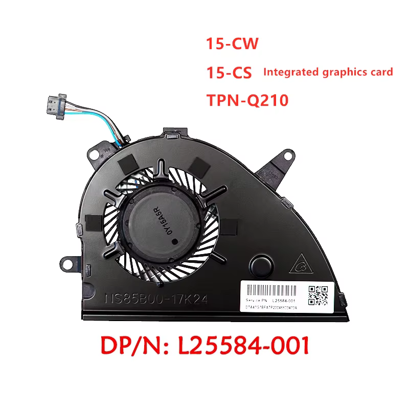 Nouveaux ventilateurs de refroidissement CPU GPU pour ordinateur portable d'origine pour HP 14 15 L2