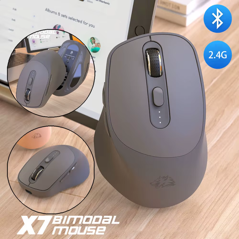 Souris sans fil Carpbaba pour jeux, esports, périphérique programmable, souris de bureau pour ordina