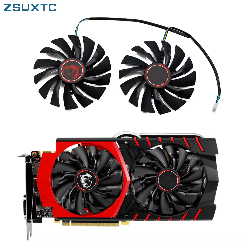Ventilateur de refroidissement de carte vidéo PLD10010S12HH, pour gelée GTX970 GeForce GTX 970 GAMIN