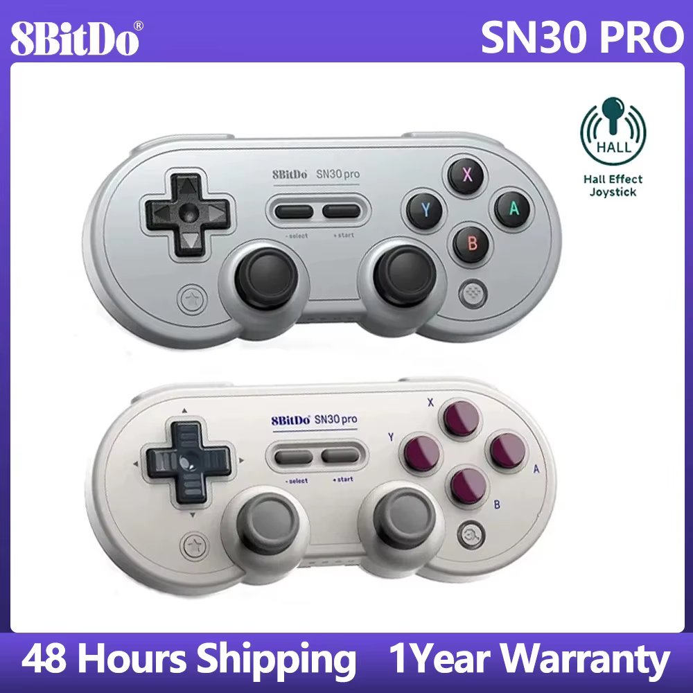 8BitDo SN30 Pro contrôleur Hall sans fil Bluetooth prise en charge pour Nintendo Switch NS 2 OLED Wi