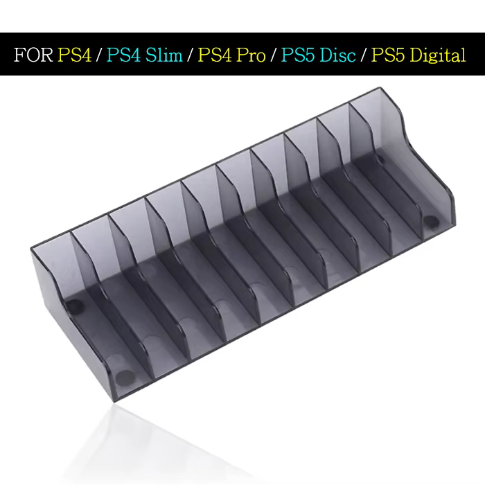 Boîte de rangement pour cartes de jeu PS5, support universel pour 10 disques CD, pour Playstation 5,
