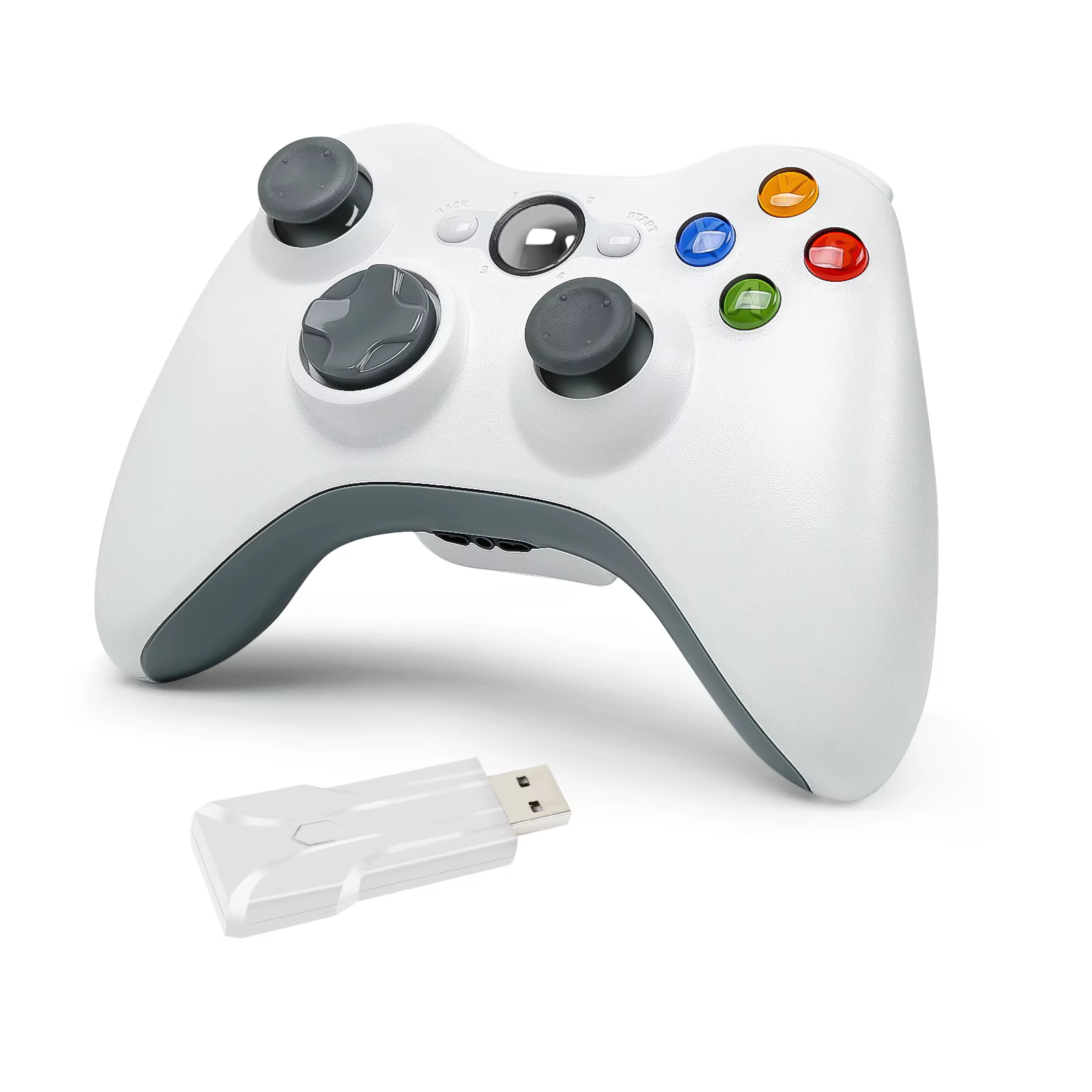 Manette de jeu PC pour Xbox 360 2.4G, contrôleur de jeu sans fil, Joystick à distance, bascule 3D, p