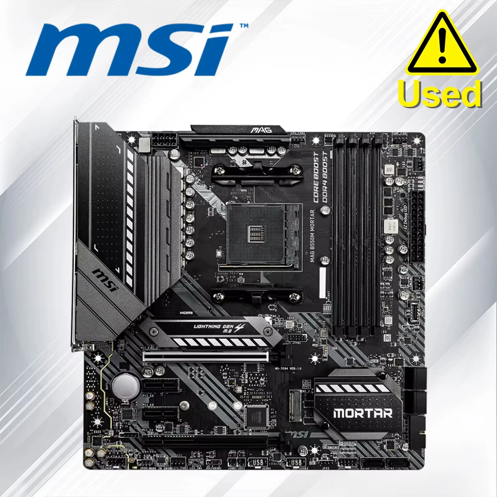 MSI AM4 AMD Micro ATX carte mère MAG B550M MORTAR AM4 AMD B550 Micro ATX AMD carte mère