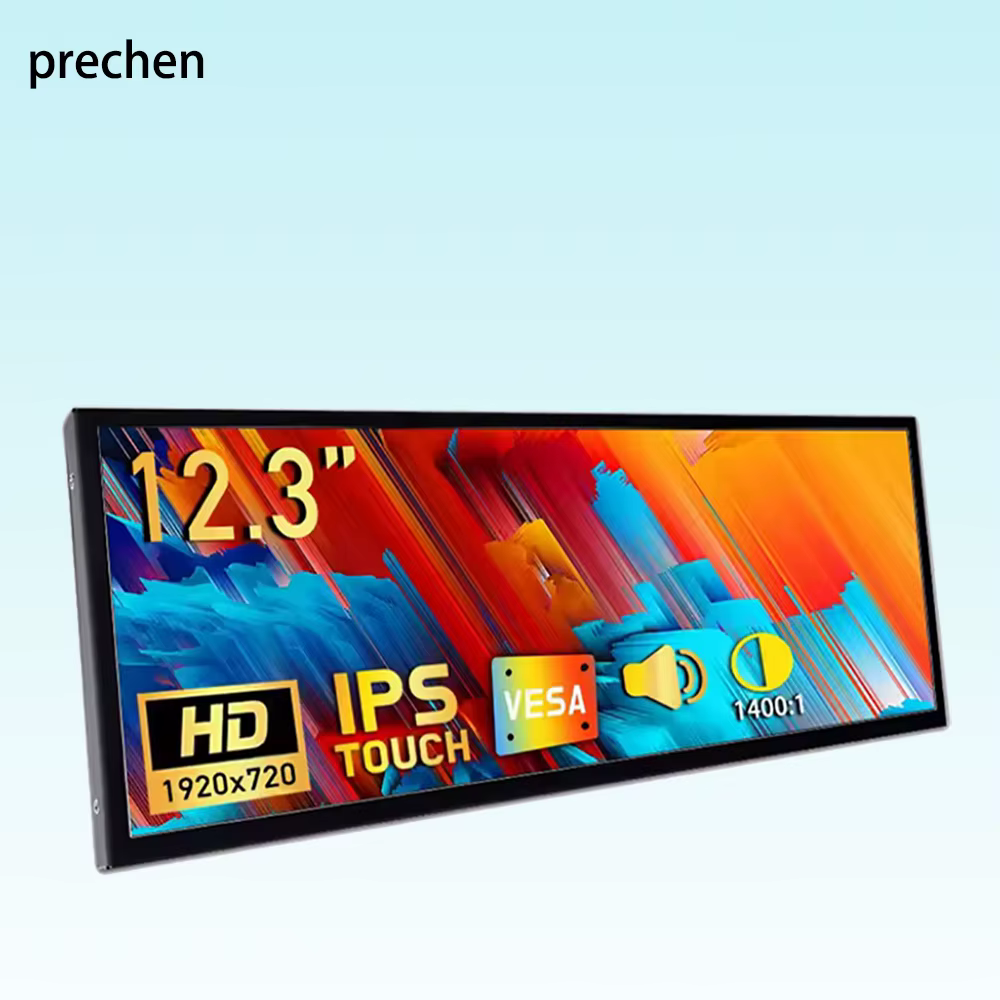 Écran d'extension d'ordinateur tactile de 12.3 pouces, écran d'affichage portable à longue bande, éc