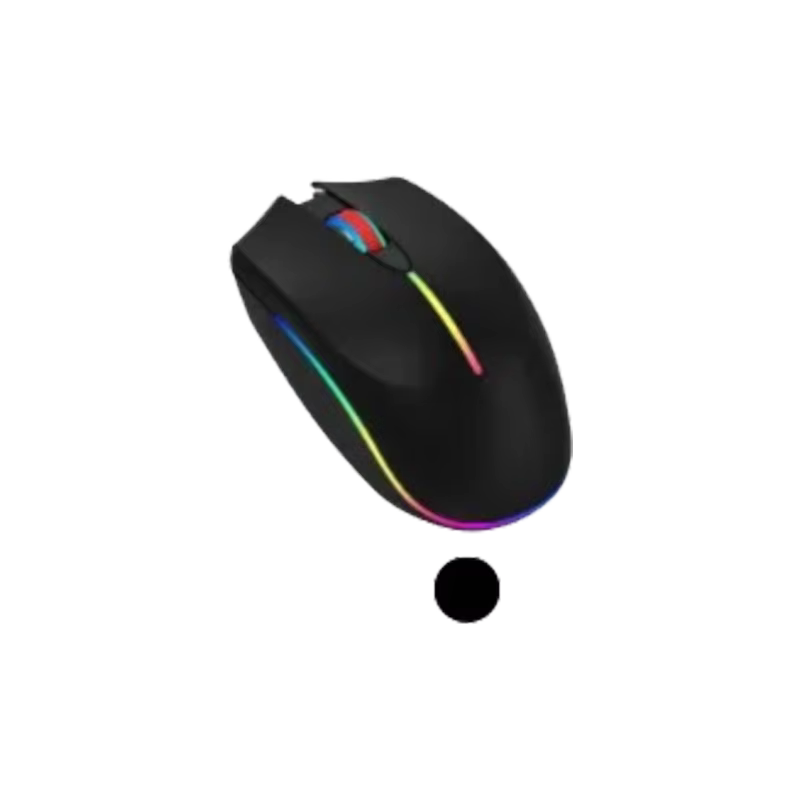 Souris de jeu sans fil Bluetooth JITE 2.4g USB rechargeable, design ergonomique mécanique avec rétro