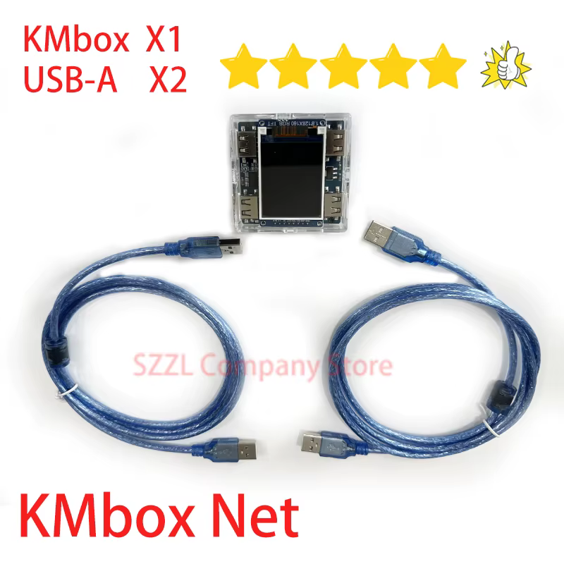 KMbox Net – contrôleur de clavier et de souris réseau AI/DMA, double Machine unique, convertisseur U