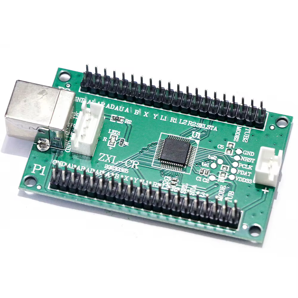 ZXL Twin-Contrôleur de jeu d'arcade PS3 Android TV USB, carte zéro retard, joystick de contrôle, eni