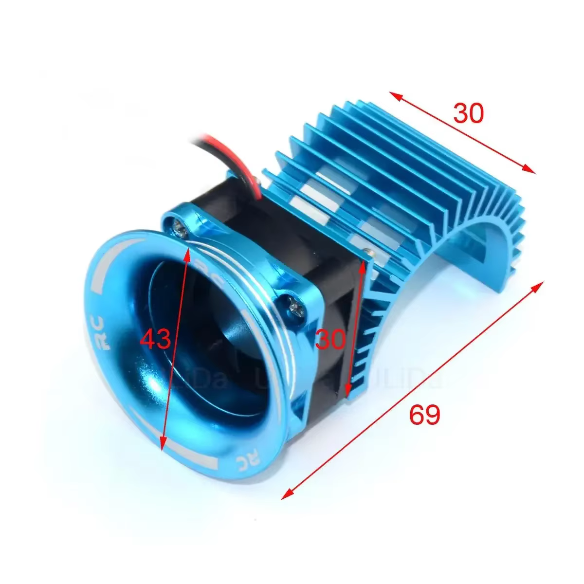 Couvercle de dissipateur thermique moteur + ventilateur de refroidissement pour WLtoys A959-B 144001
