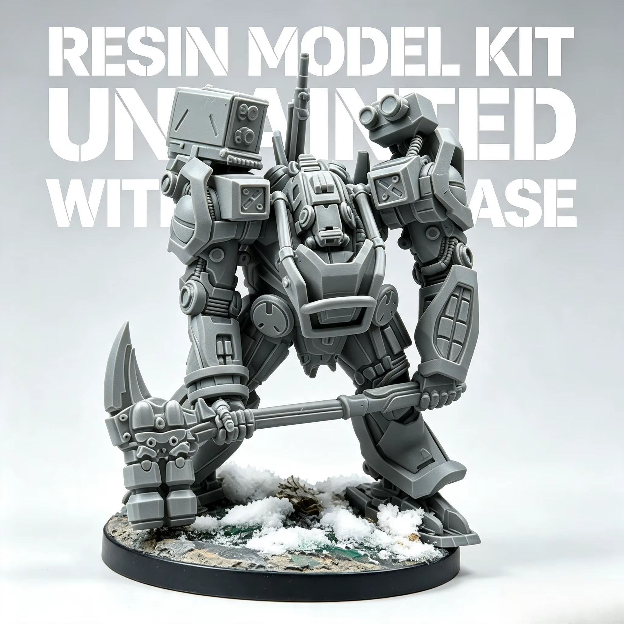 Rare Resin Reinforced Armata Proyekt-2 Ratnik, kit de modèle en résine moulée sous pression non pein