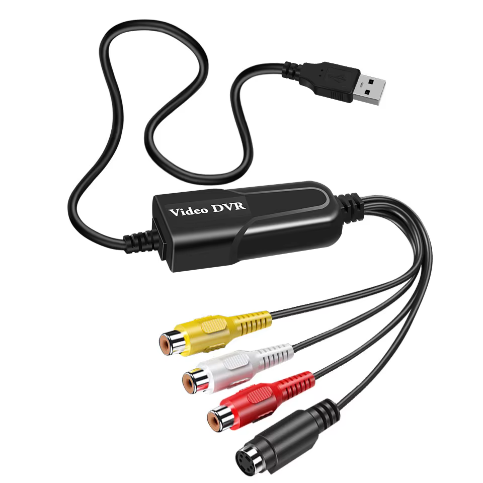 USB 2.0 capuchon facile vidéo TV DVD VHS DVR carte de Capture capuchon plus facile USB dispositif de