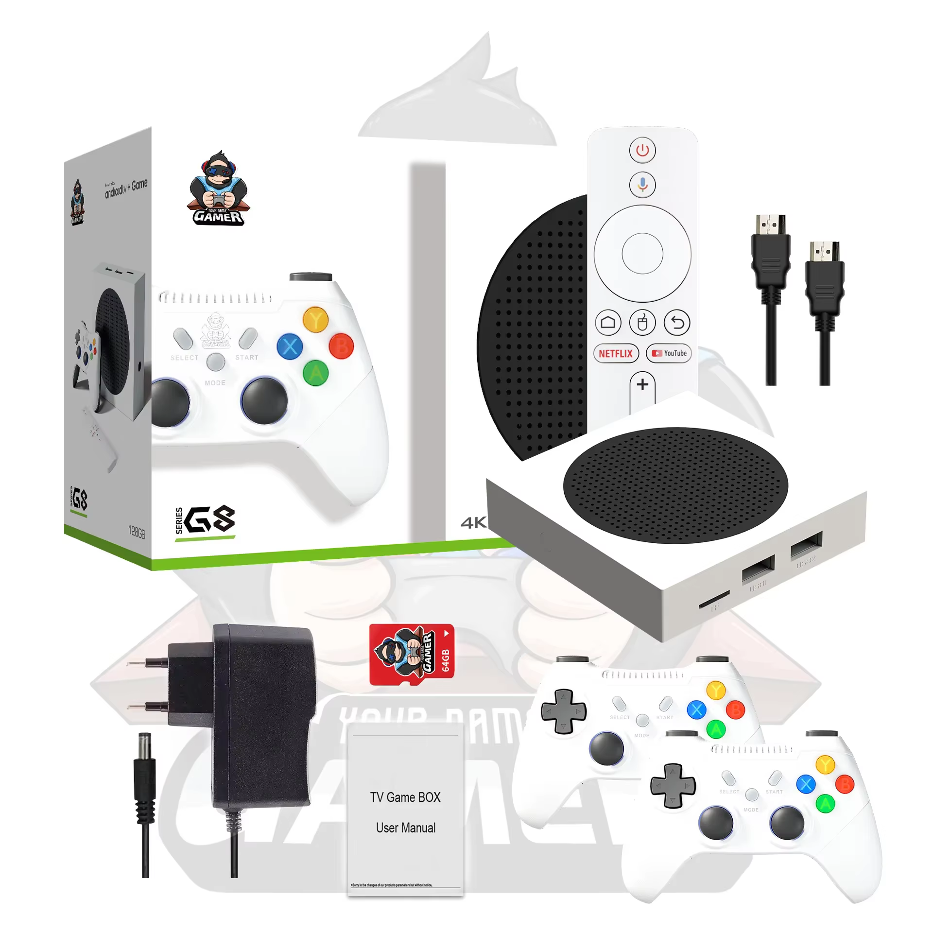 2025 nouveau bâton de jeu G8 128g 69000 + jeux 14 + simulateurs 5G Android boîte de jeu réseau lecte