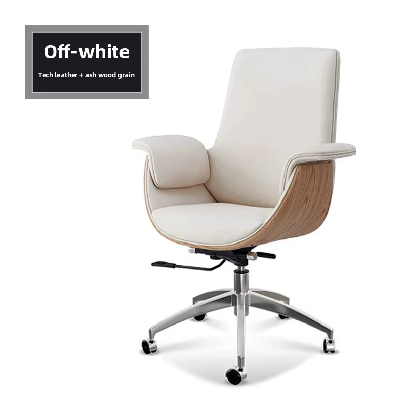 Confortable bureau d'affaires patron ordinateur chaise levage peau de vache rouleau Simple moderne f