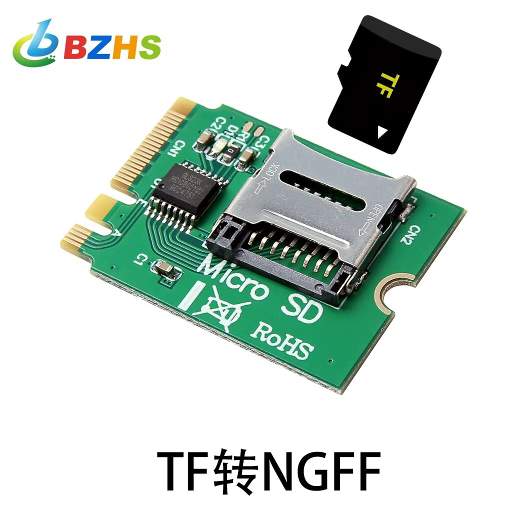 M2 NGFF clé A.E emplacement WIFI vers Micro SD SDHC SDXC lecteur de carte TF carte T-Flash M.2 A + E