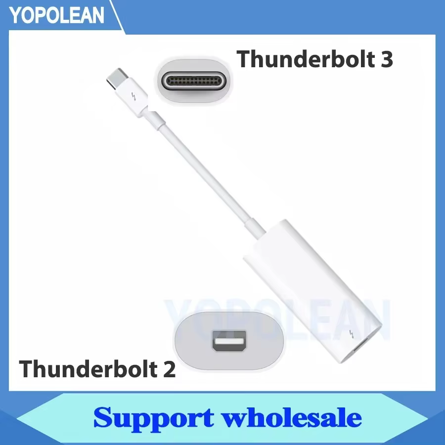 Câble convertisseur adaptateur Thunderbolt 3 USB-C vers Thunderbolt 2, A1790 MMEL2AM/A pour Apple Ma