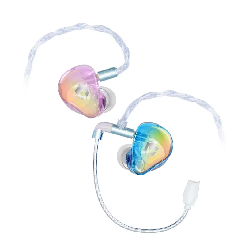 EPZ G30 Gaming HIFI dans l'oreille filaire écouteurs musique IEM casque type-c 1.7MM/3.5MM ENC suppr
