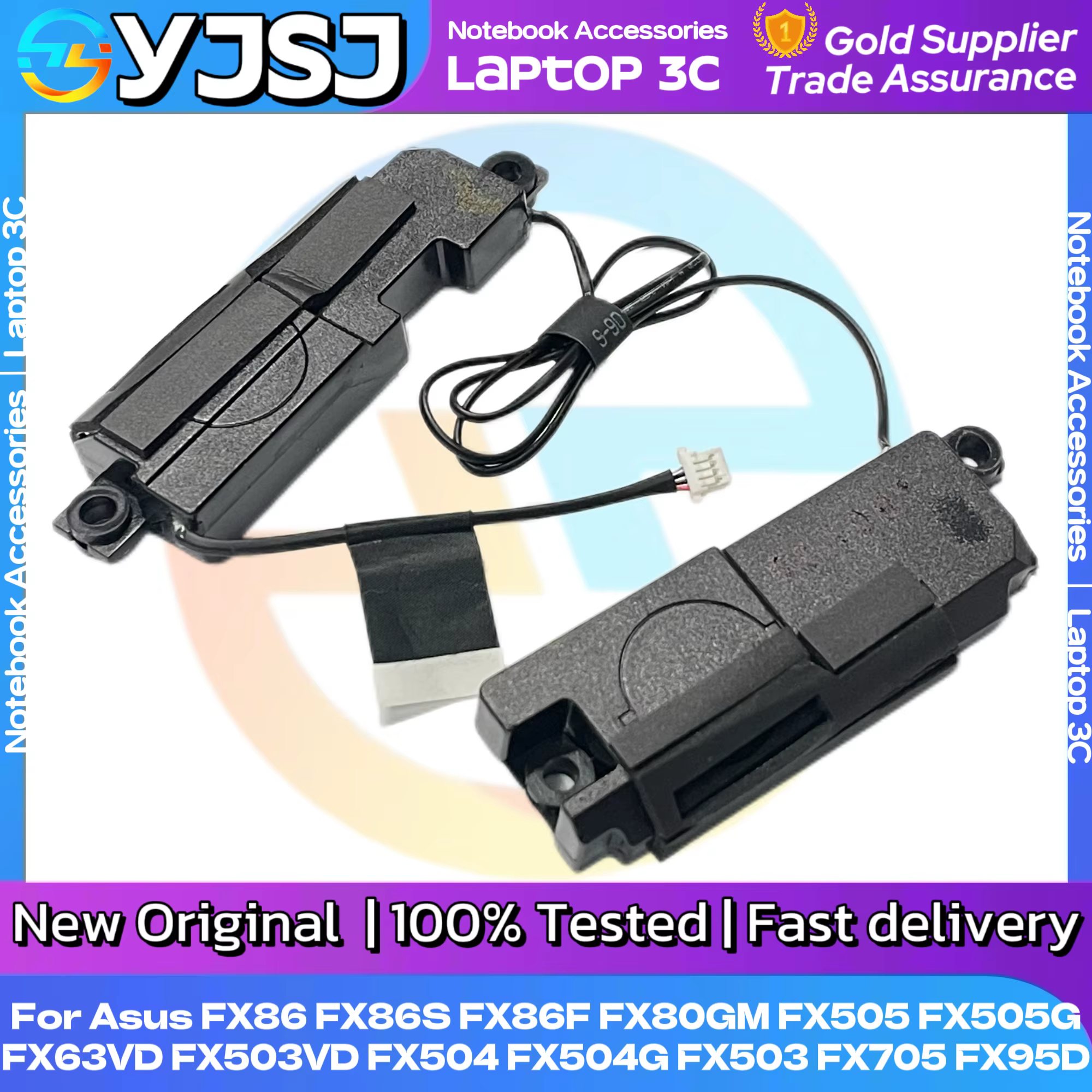 Ensemble de haut-parleurs pour ordinateur portable ASUS TUF Gaming FX504 FX505 FX80 FX86 FX504GD FX5