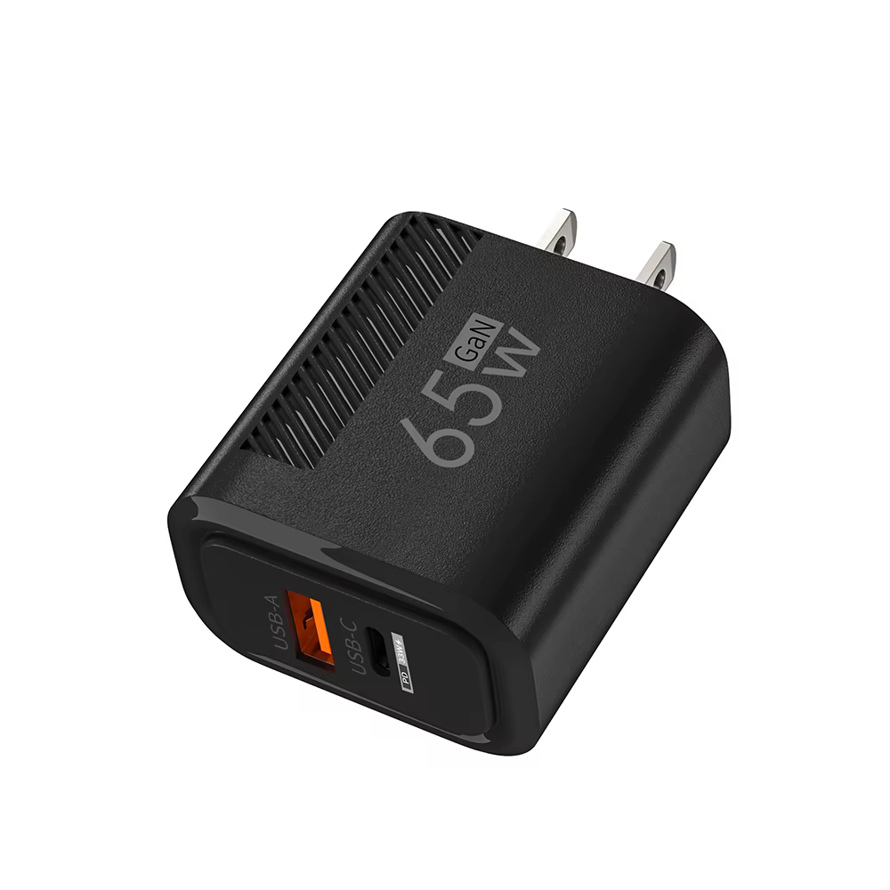 65W GaN Charge rapide USB Type C chargeur US EU Plug PD 3.0 Charge rapide chargeur mural de voyage p