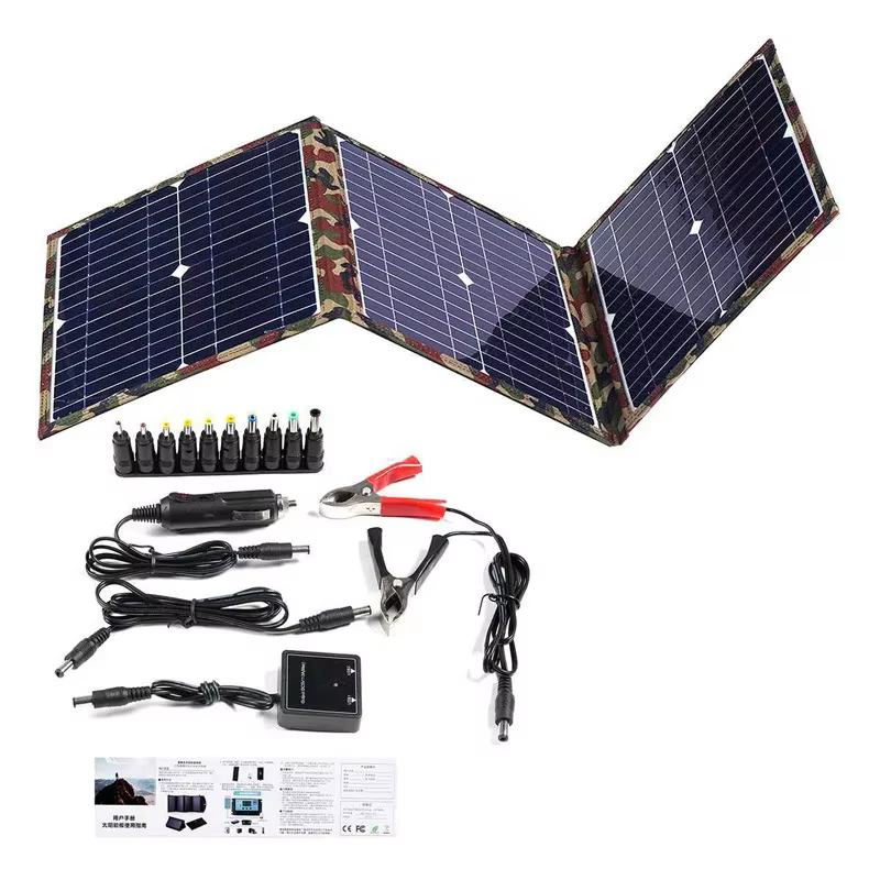 Panneau solaire complet de Camping 800W, Station de banque d'énergie solaire pliable, générateur Por
