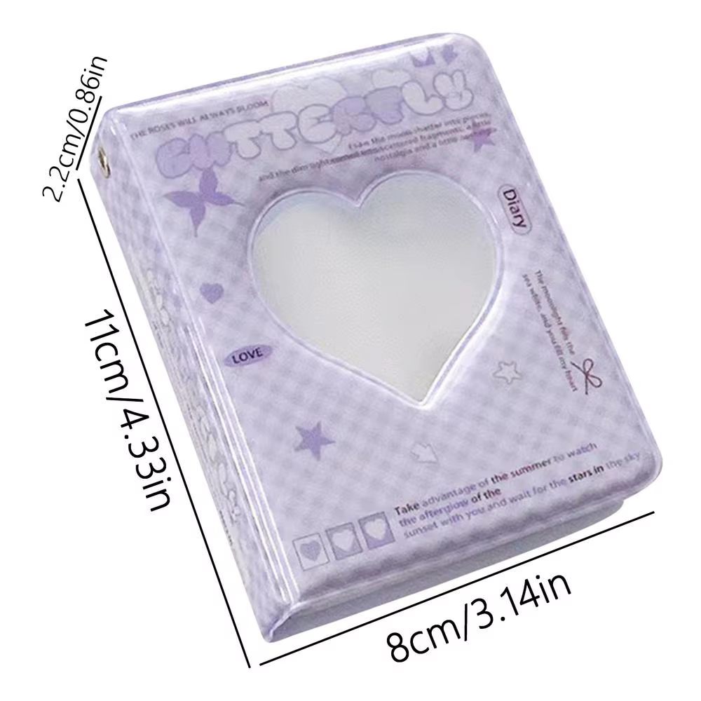 Classeur de cartes à 40 pochettes, étui de protection tendance, organisateur de photos, classeur de 