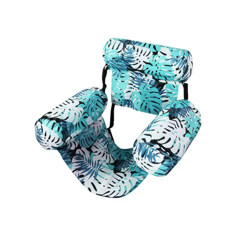 Chaises flottantes pour piscine, chaise longue gonflable pour adultes avec accoudoirs et dossier, tr