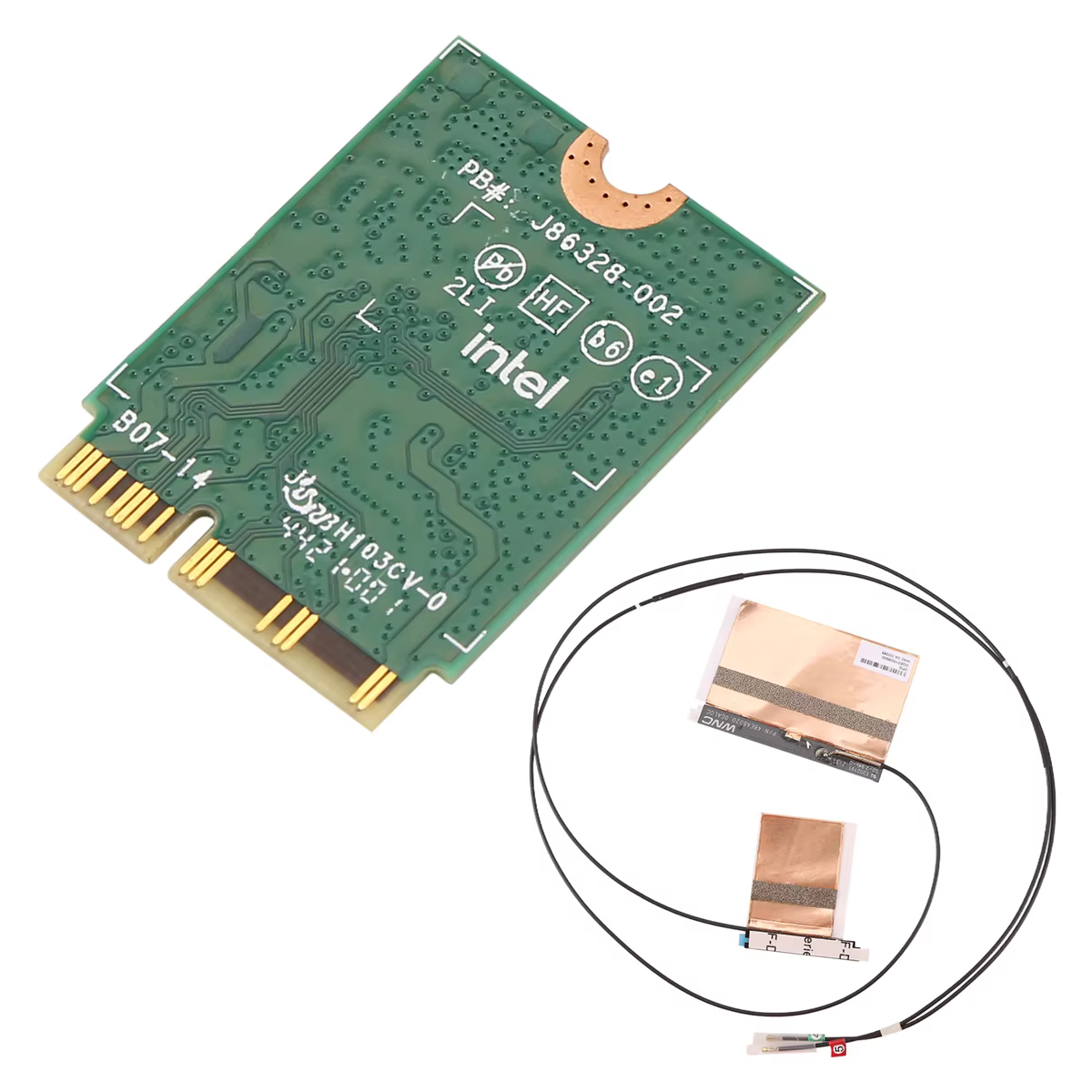 Carte Wifi SWXF Ax201 Ngw avec antenne Wifi 6 3000Mbps M.2 Cnvio2 Bluetooth 5.1 adaptateur Wifi pour