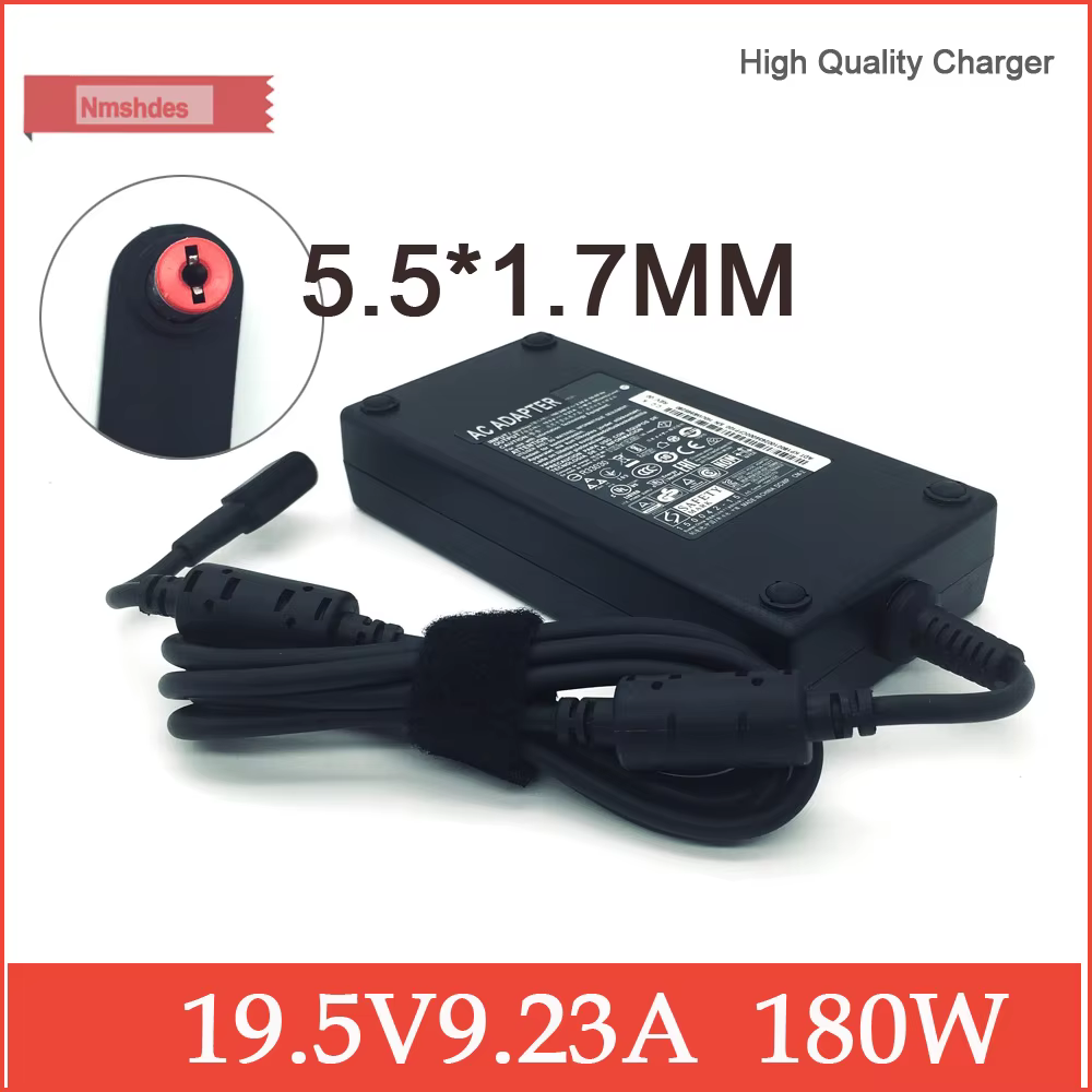19.5V 9.23A 180W Adaptateur D'alimentation pour Acer Nitro 5 AN515-55-53E5 AN517-54-79L1 AN515-41 AN