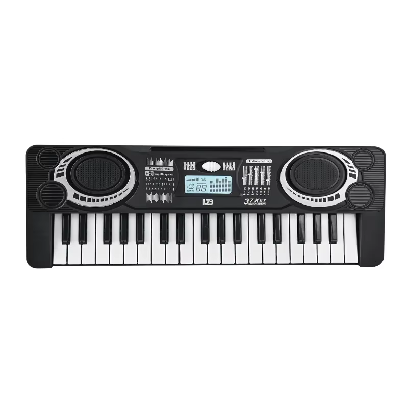 Clavier numérique Portable à 37 touches, affichage LED, Piano électronique numérique, Instrument de 