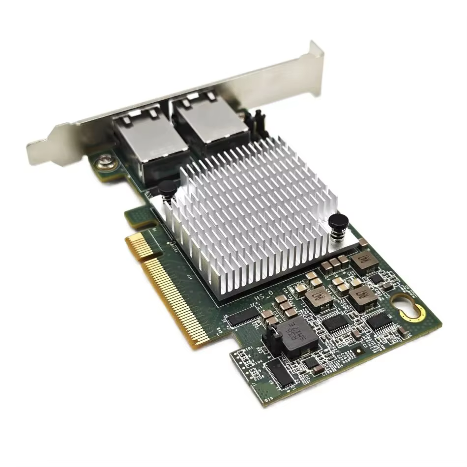 Carte réseau PCIE vers RJ45 10Gbps X540-T2, Gigabit Ethernet PCI, Double Port, adaptateur LAN Expres