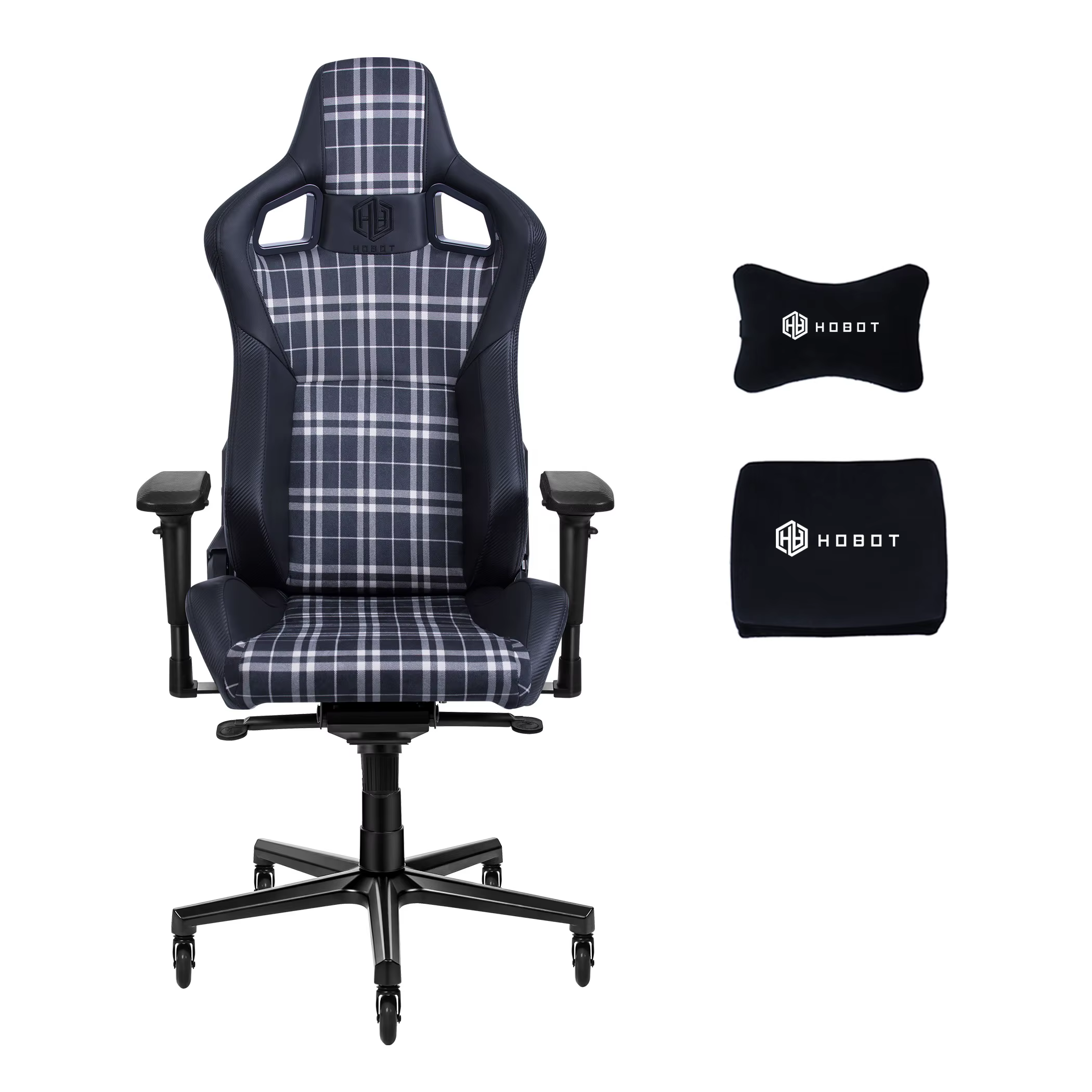 Fauteuil de Direction Ergonomique Grand et Haut en Cuir PU avec Cadre en Acier Inoxydable, Siège Lar